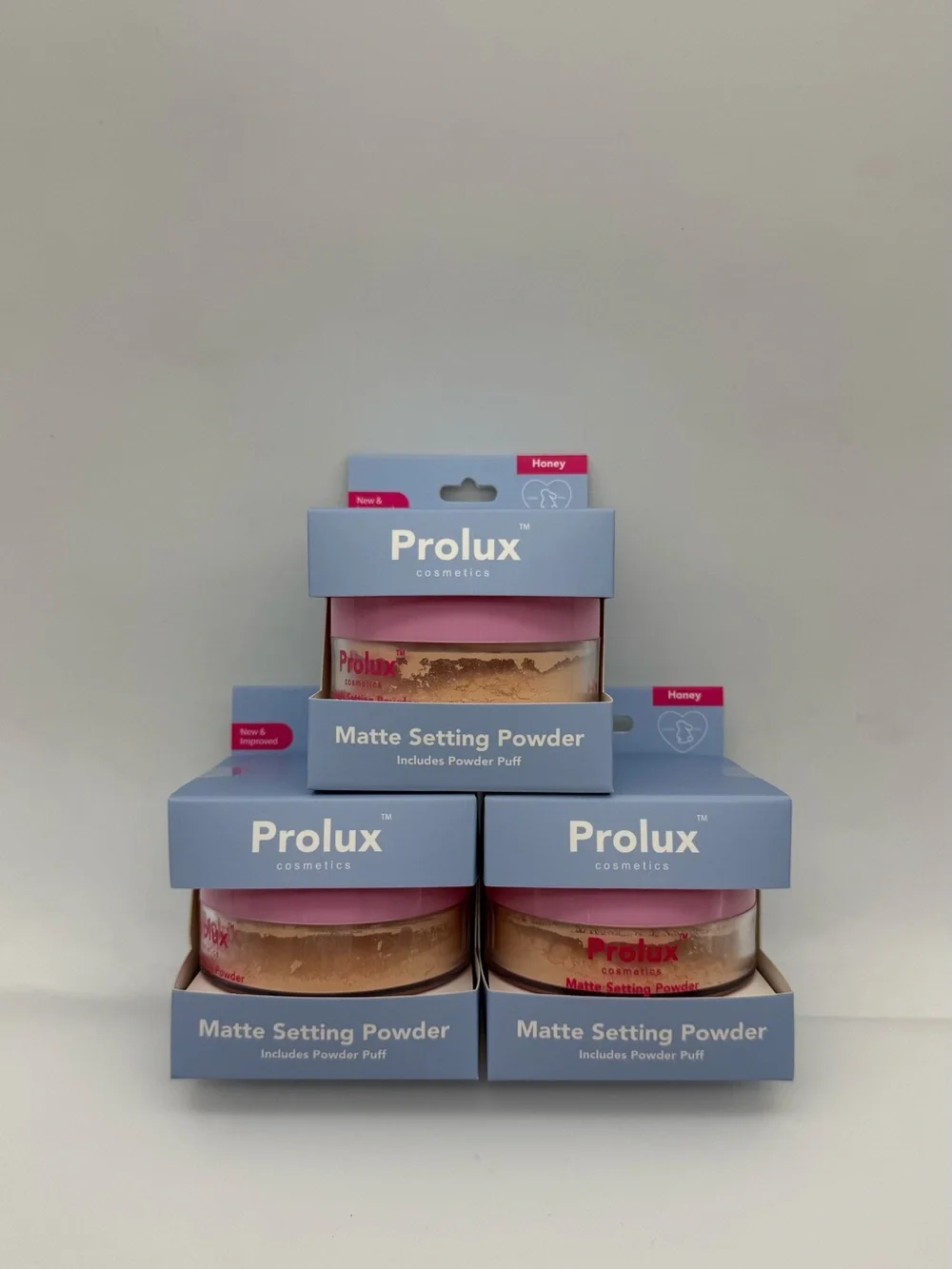 (3 Pack) Prolux Matte Setting Powder - Honey